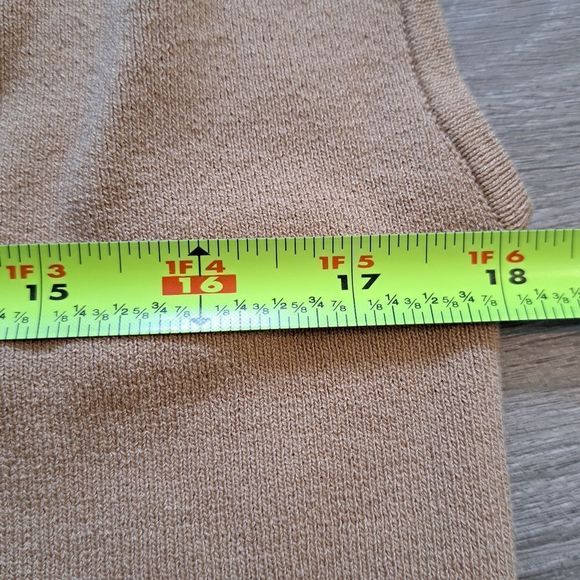 The Drop Laila Power Shoulder Twist Back Sweater Knit Dress XL Churds/Whey NWT - Picture 7 of 13